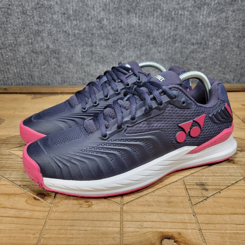 Yonex Power Cushion ECLIPSION 4 Clay Women's 9.5 Navy Pink Tennis Shoes Sports - Picture 2 of 14
